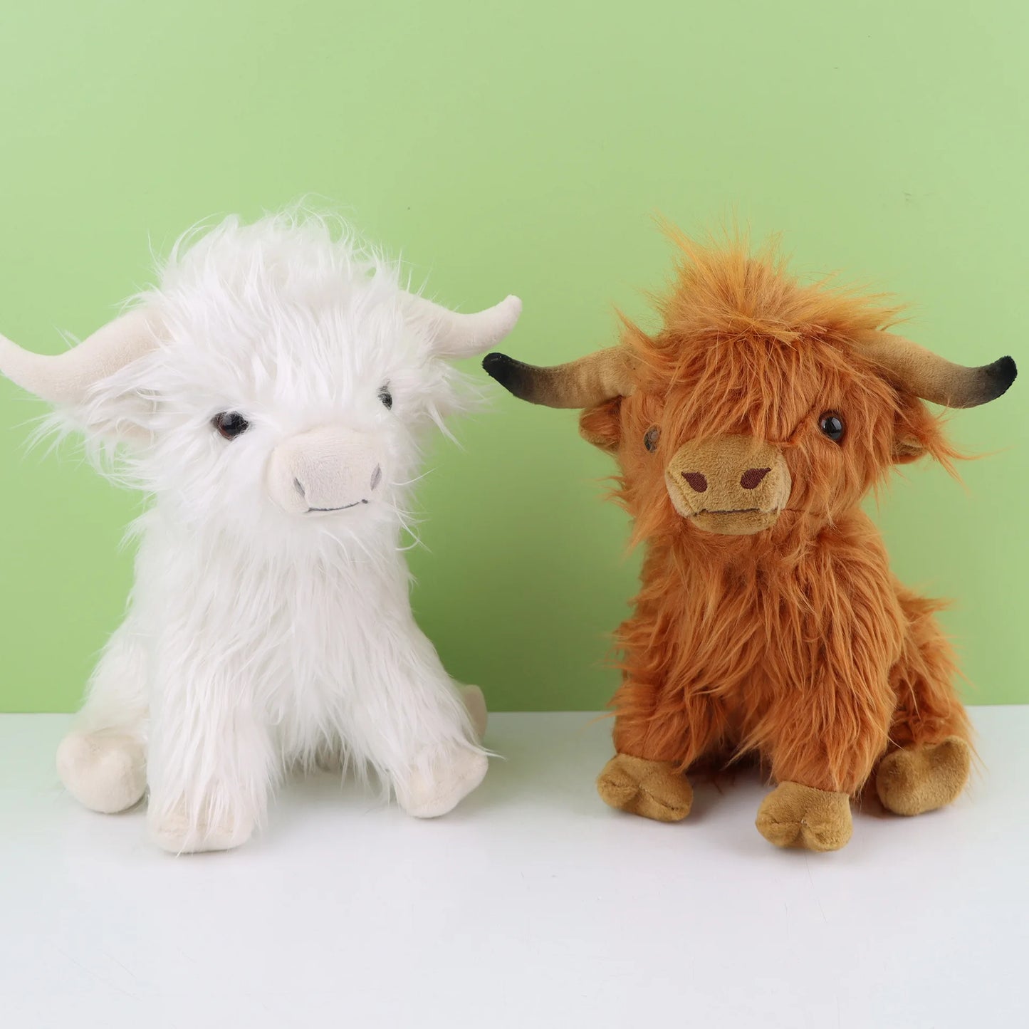 Fluffy Highland Cow Plush Toy
