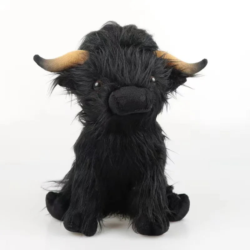 Fluffy Highland Cow Plush Toy