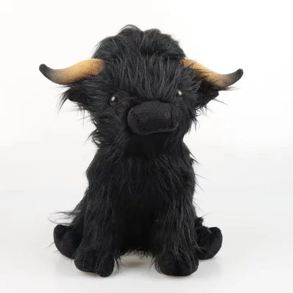 Fluffy Highland Cow Plush Toy