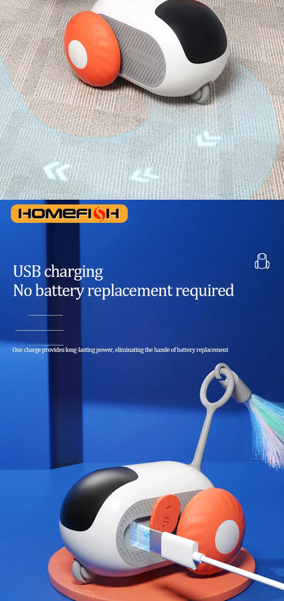 Smart Cat Car Toy - Instant Chase Fun for Active Cats