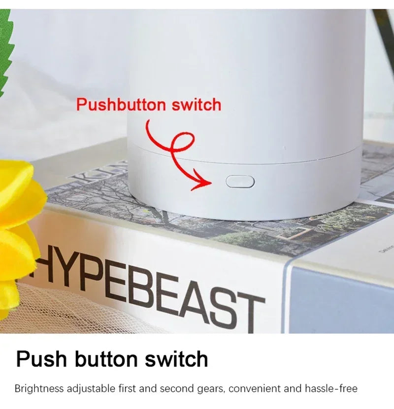 Sunflower Rechargeable Night Light for Effortless Serenity