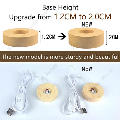 3D Crystal Ball Lamp – Transform Nights into Cosmic Wonder