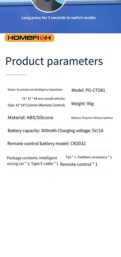 Smart Cat Car Toy - Instant Chase Fun for Active Cats