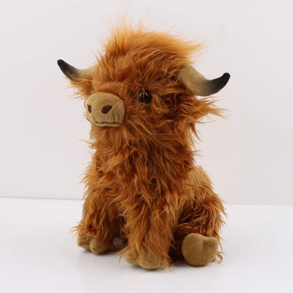 Fluffy Highland Cow Plush Toy