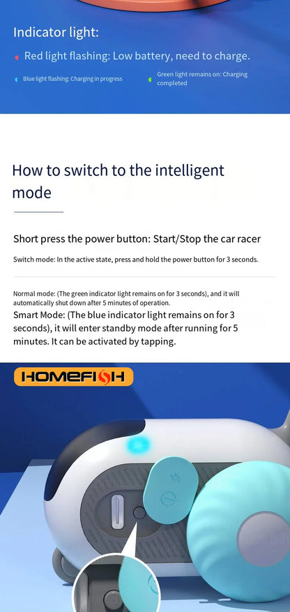 Smart Cat Car Toy - Instant Chase Fun for Active Cats